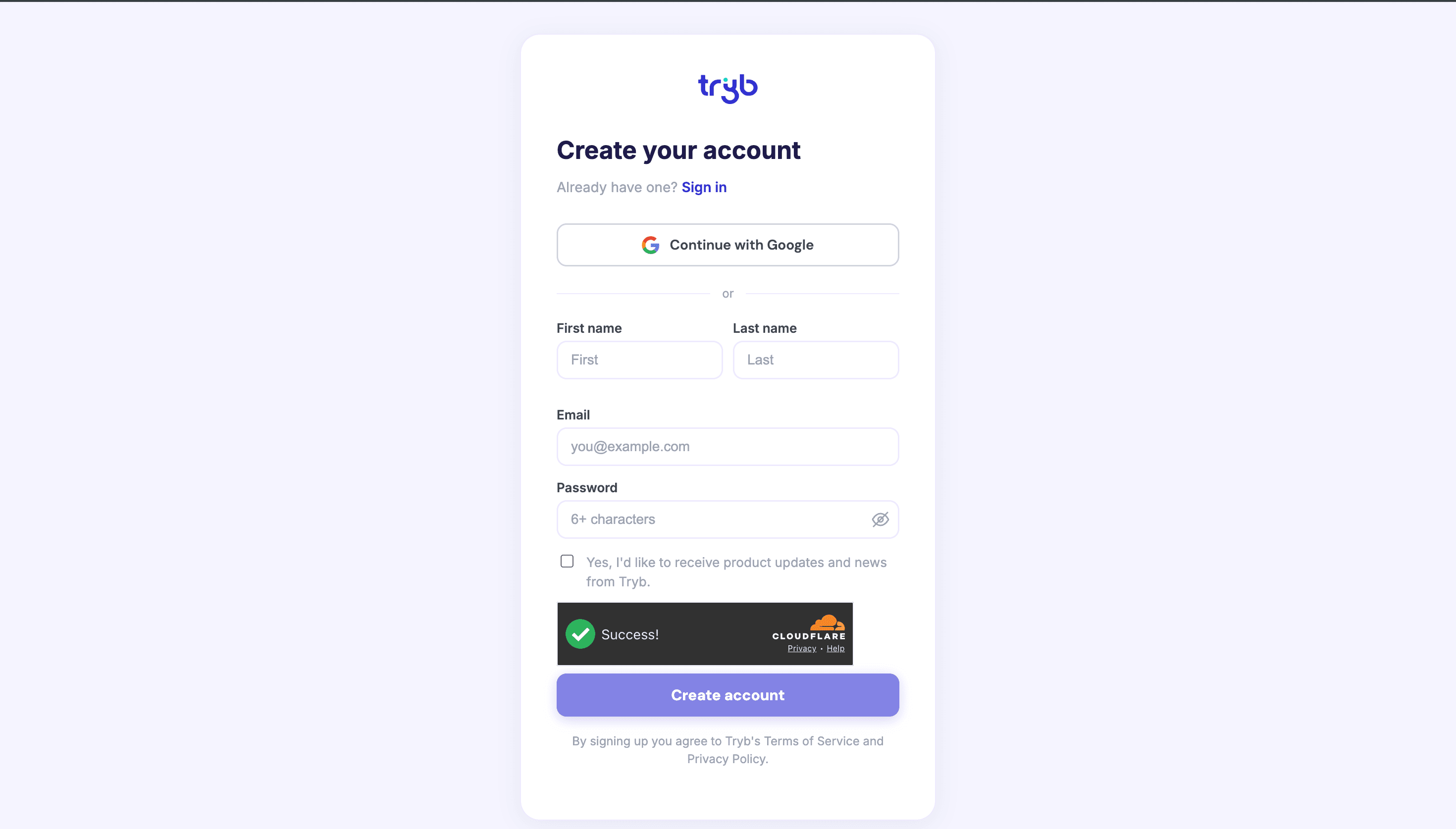 Tryb screenshot - Tryb is a parenting app that helps parents track their child's development and milestones, and provides resources and support for parents.