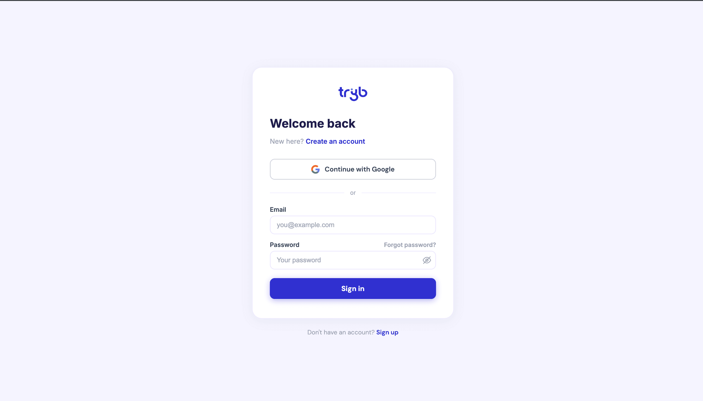 Tryb screenshot - Tryb is a parenting app that helps parents track their child's development and milestones, and provides resources and support for parents.